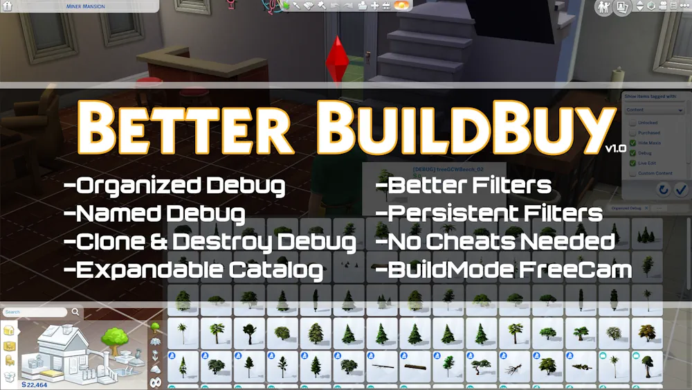 Better BuildBuy Mod image