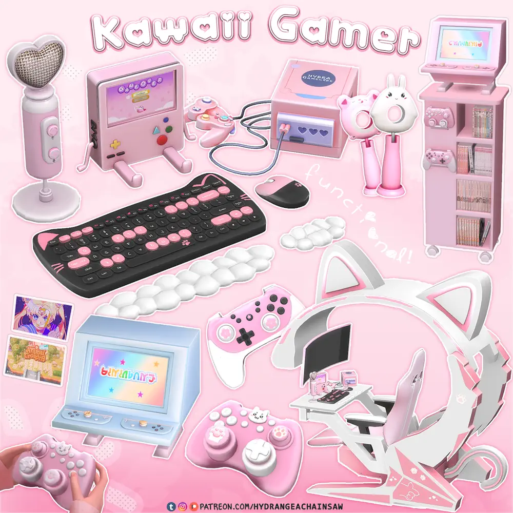 Kawaii Gamer Freebies image