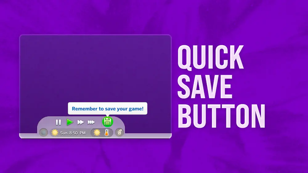 Quick Save Button image