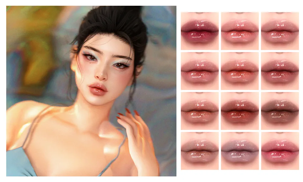Lipstick S2 and Eyeshadow L1 image