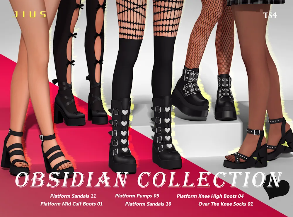 Obsidian Platform Shoes image