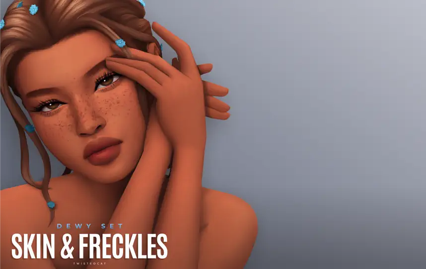 Dewy Skin & Freckles image
