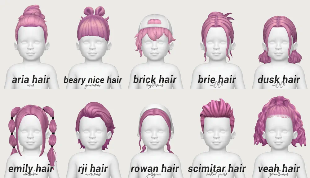 Toddler Hair Conversions Pt.2 image