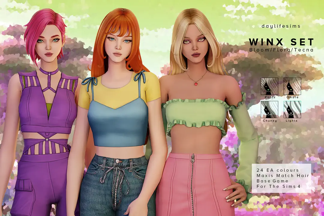 Winx Club Hair Set image