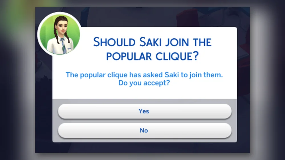 Clique Life Sims 4 mod popular clique invitation
