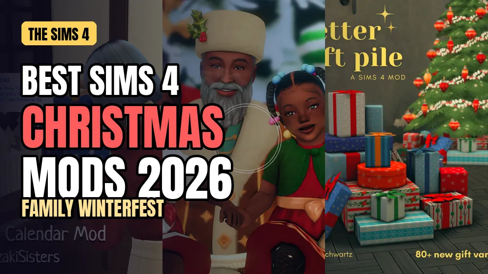 Best Sims 4 Christmas Mods (2026): 7 Mods for a Family Winterfest image