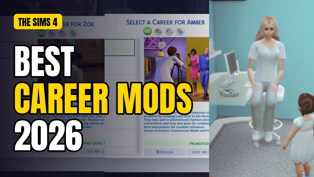 Best Sims 4 Career Mods (2026): 8 Mods for Better Jobs image